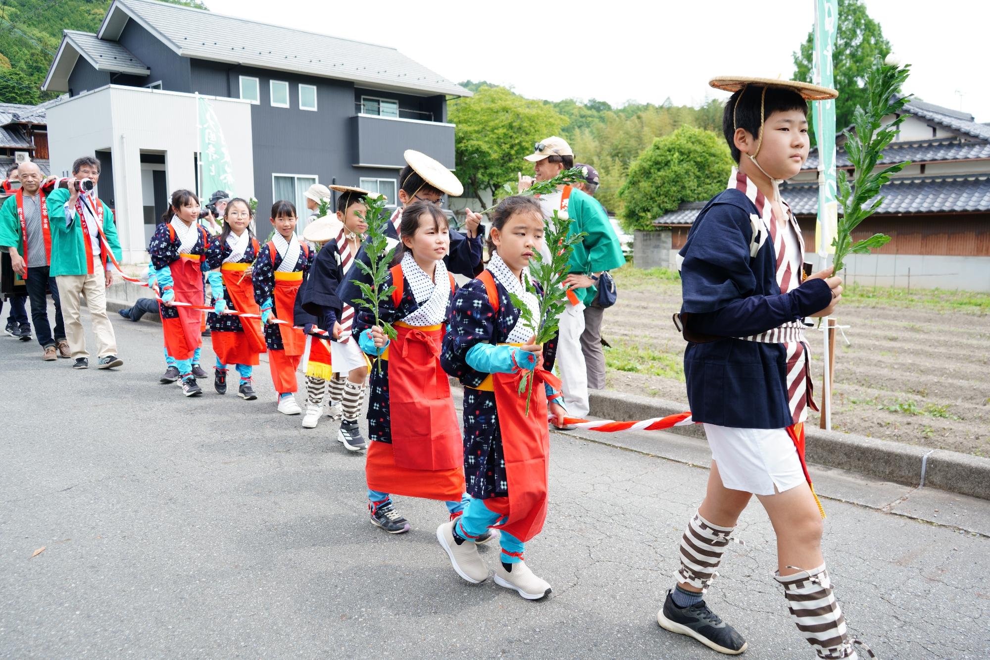 茶壺道中の様子