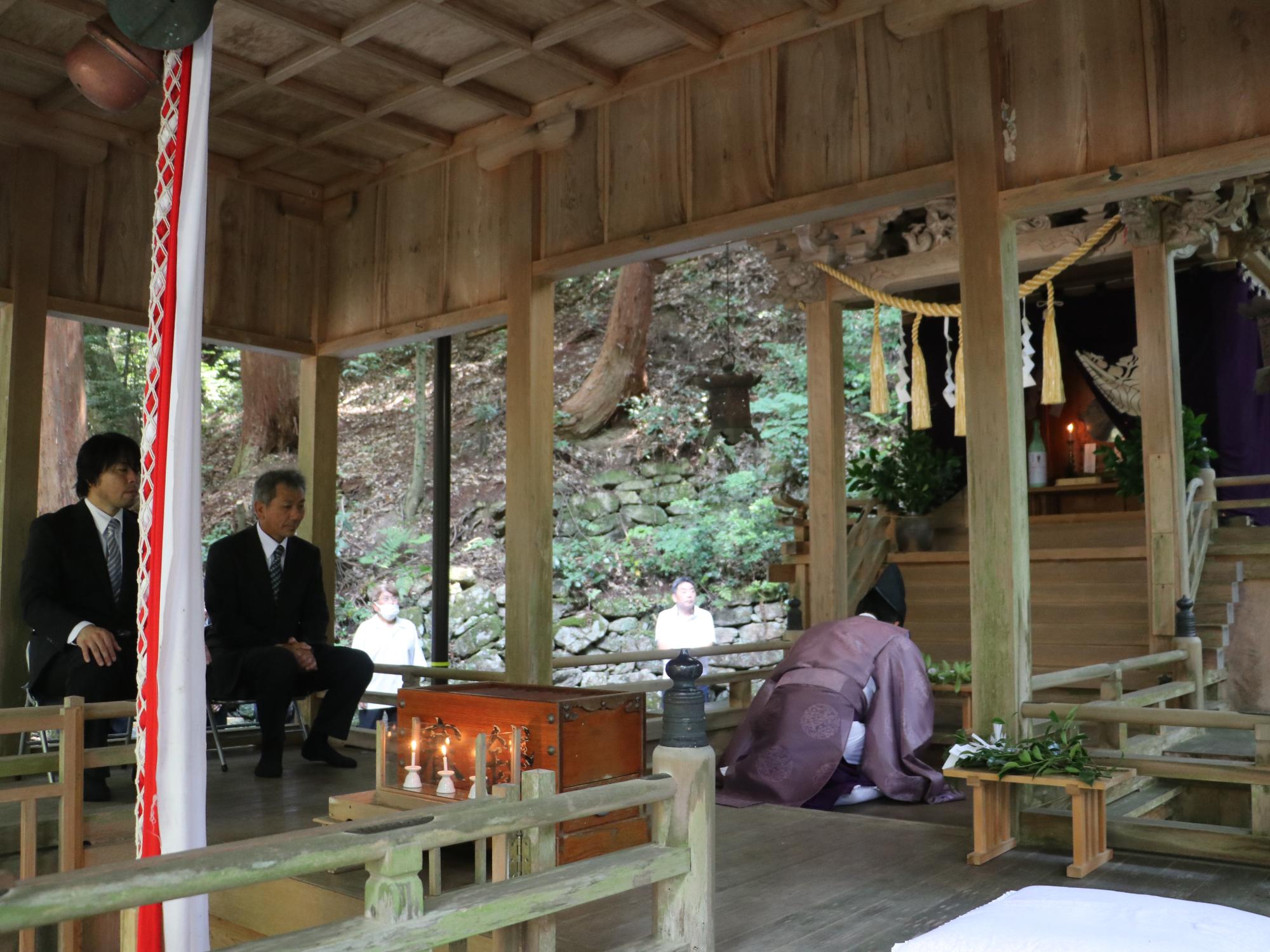 ちまきのお当の様子