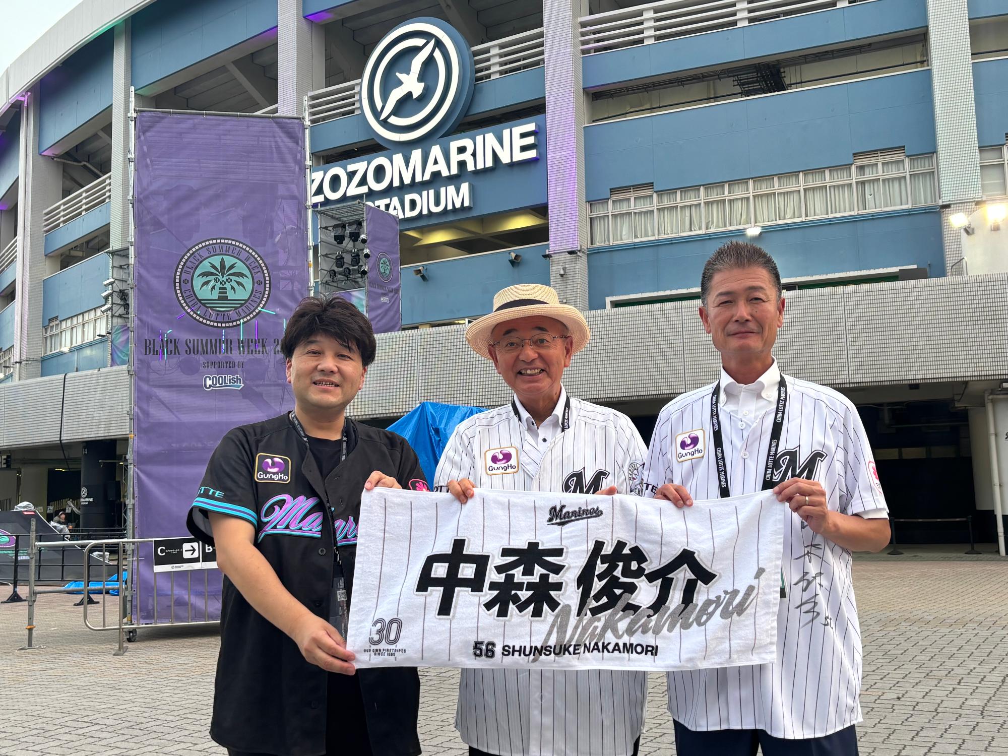 左から香取市の伊藤市長、市長、館山市の森市長