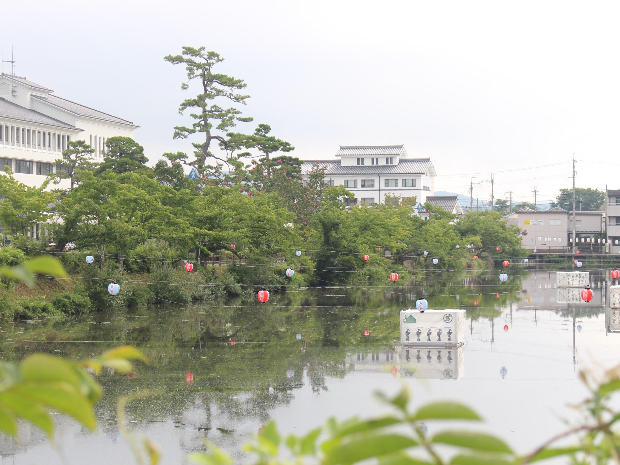デカンショ祭準備の様子