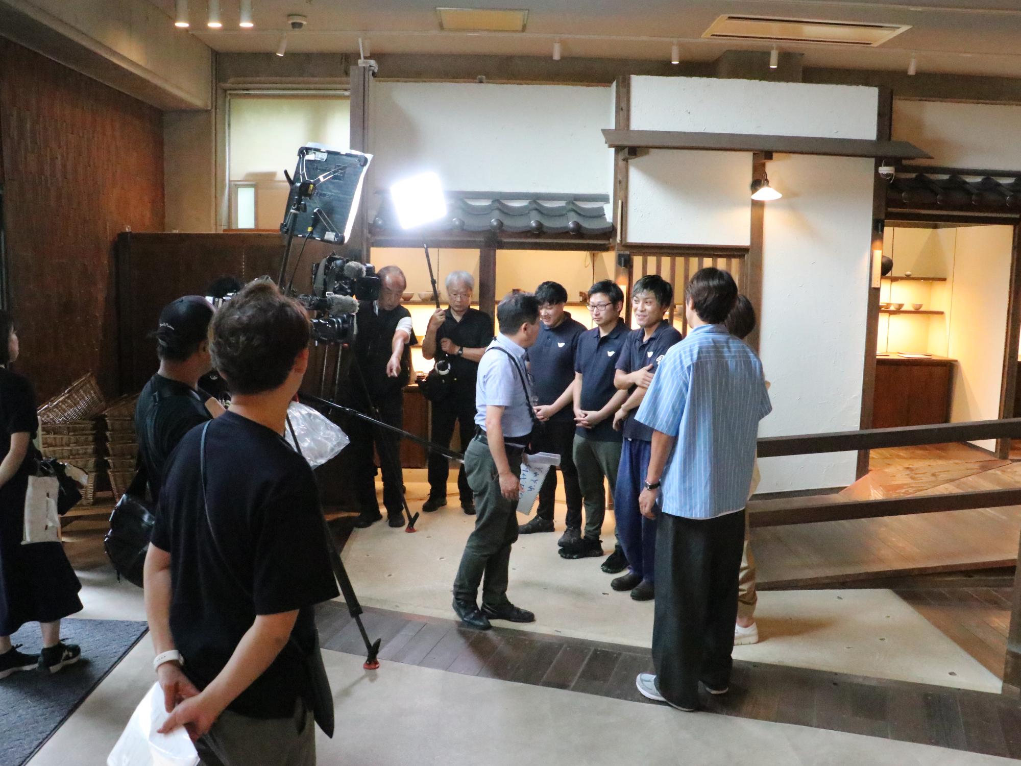 ええトの撮影の様子