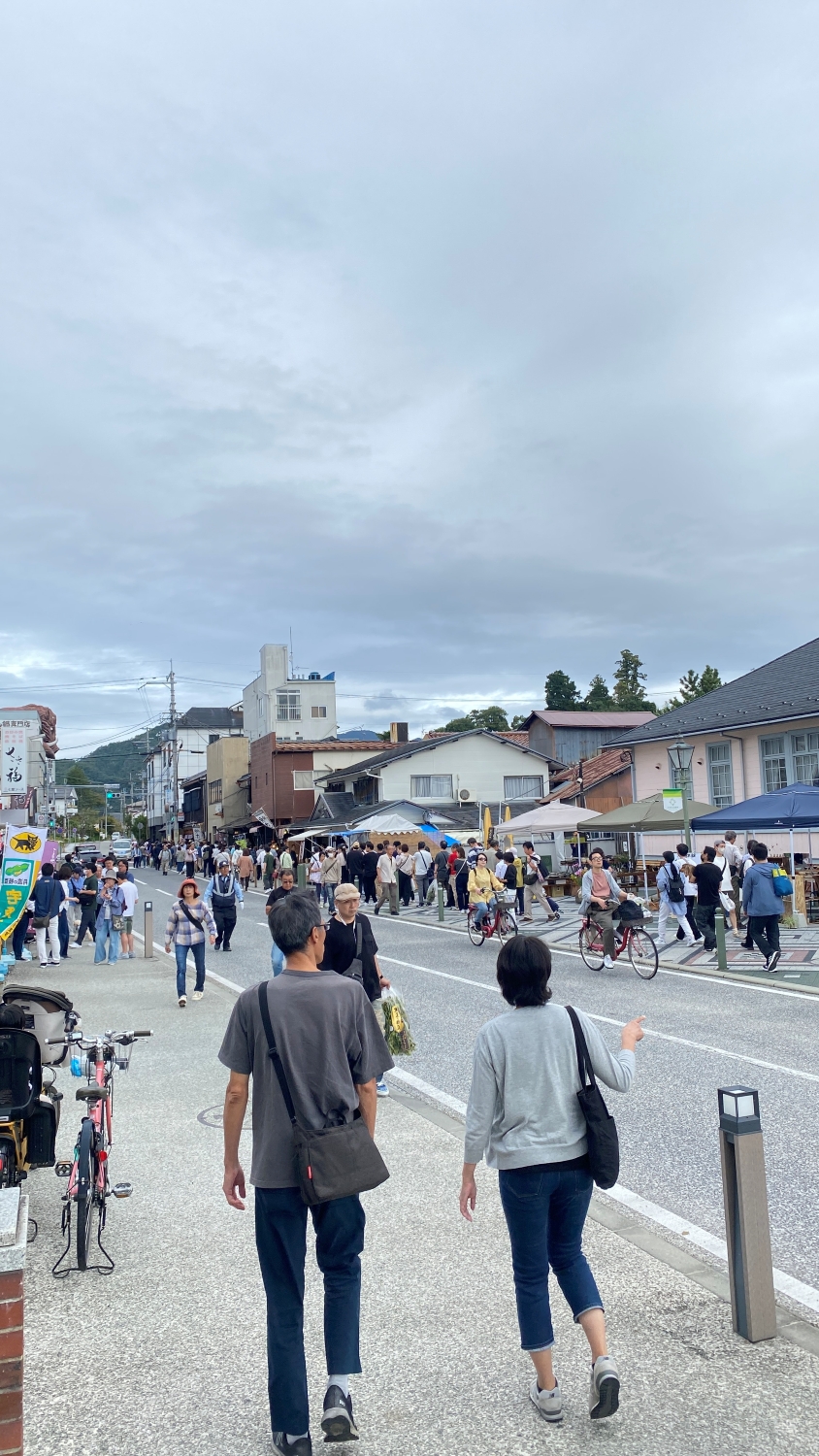城下町の賑わい