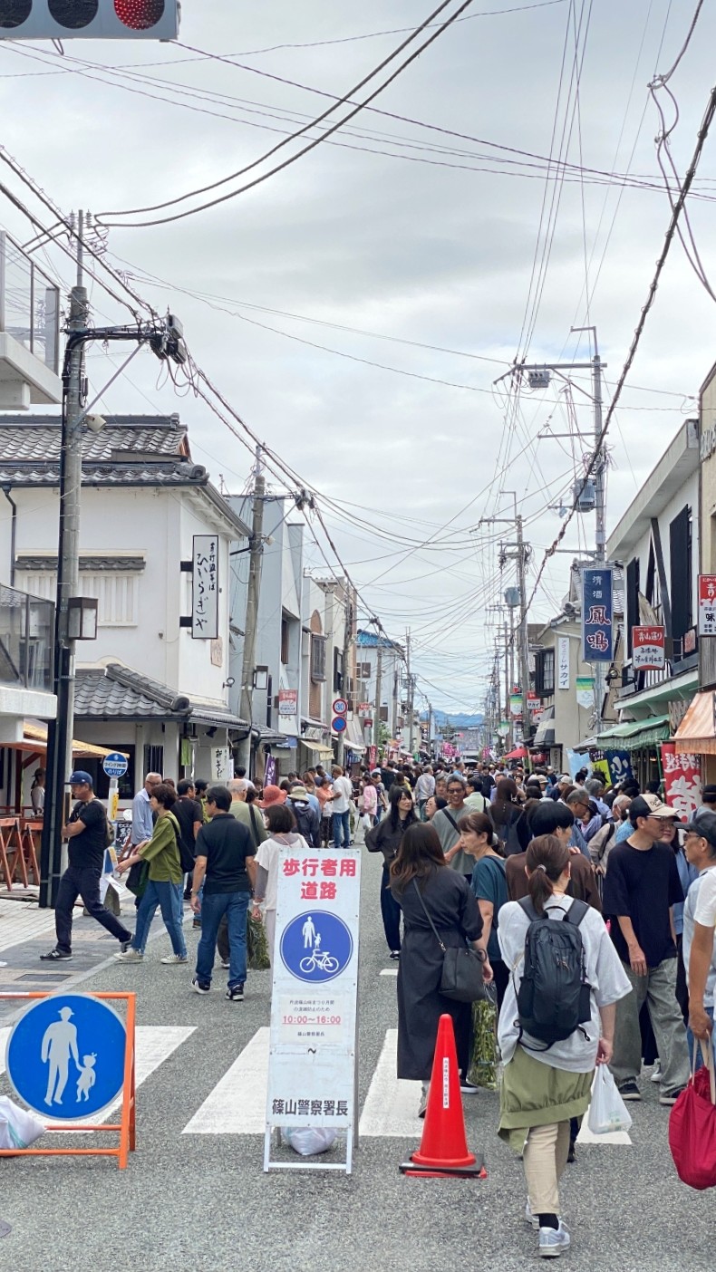 城下町の賑わい