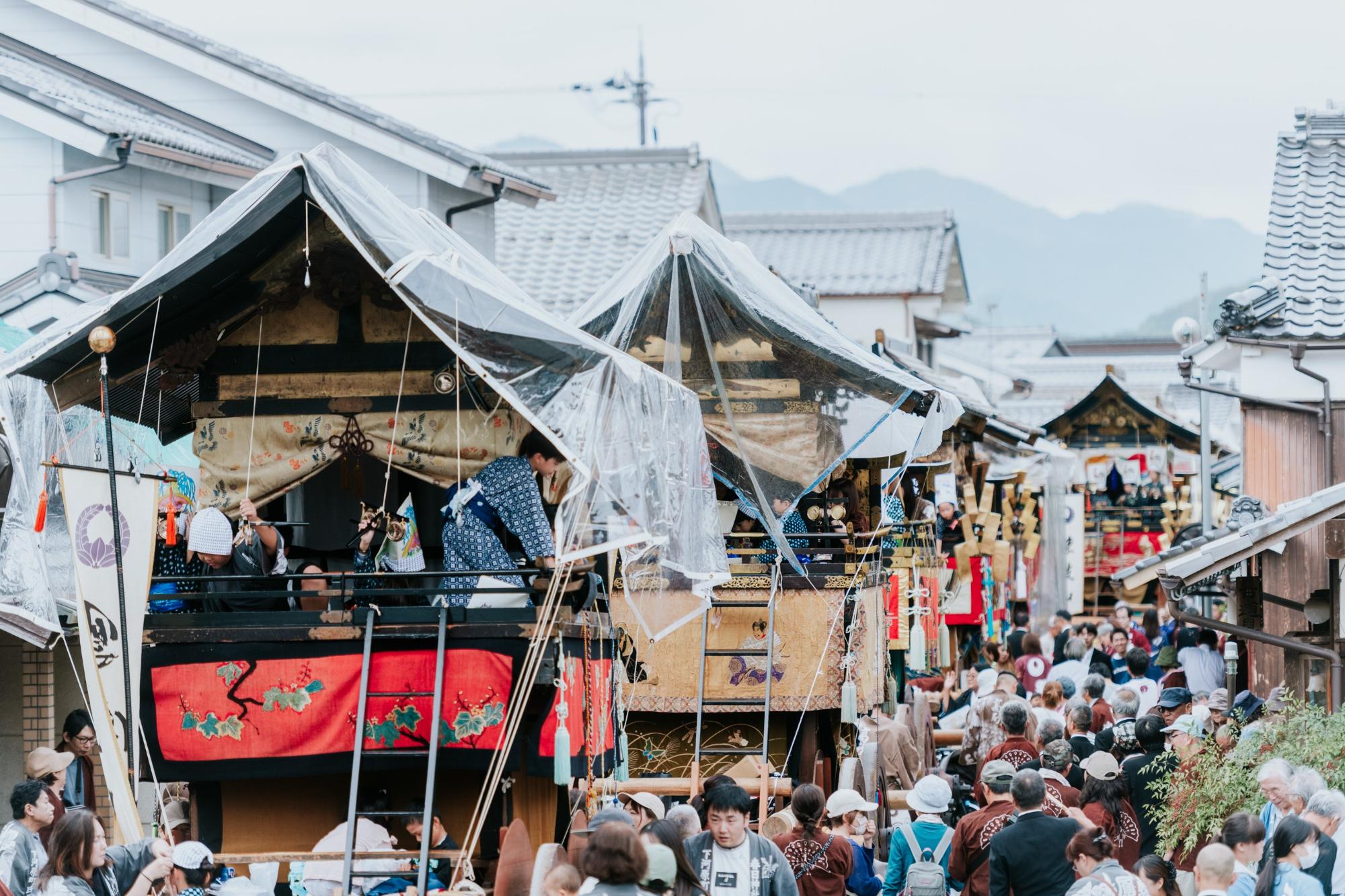 春日神社秋祭りの様子