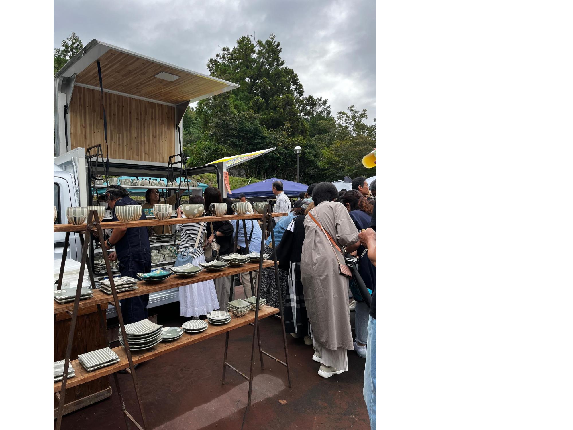 陶器まつりの様子