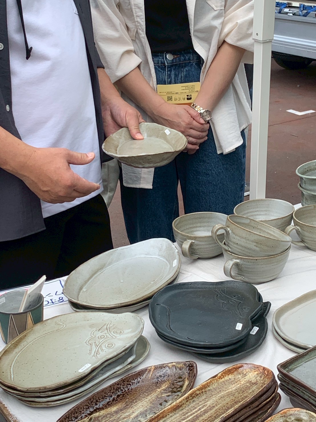 陶器まつりの様子