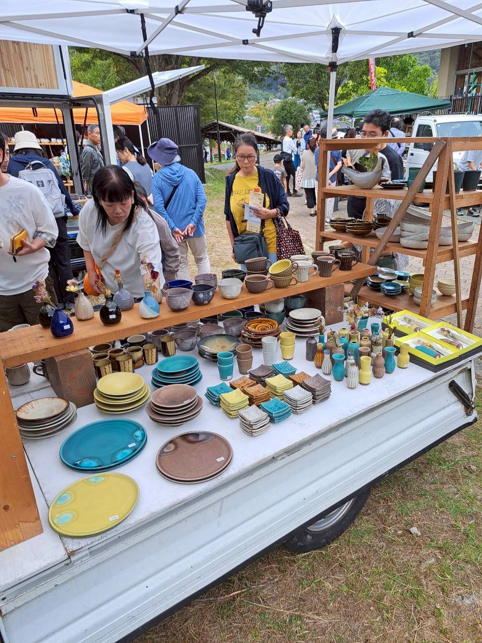 陶器まつりの様子