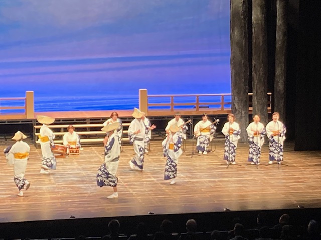 ひょうごの民俗芸能祭の様子デカンショ踊り披露