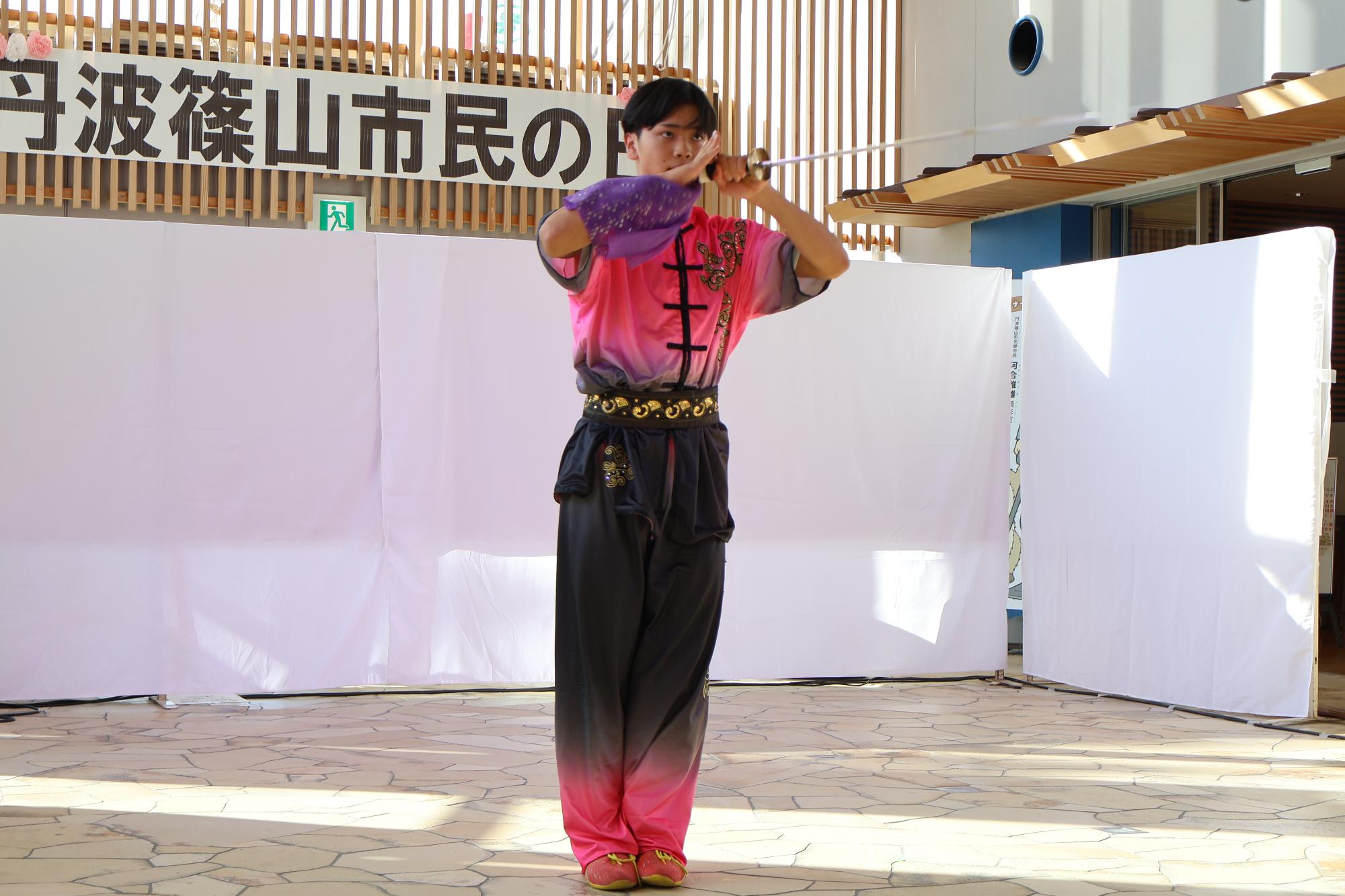 丹波篠山市民の日イベント・カンフーサークル