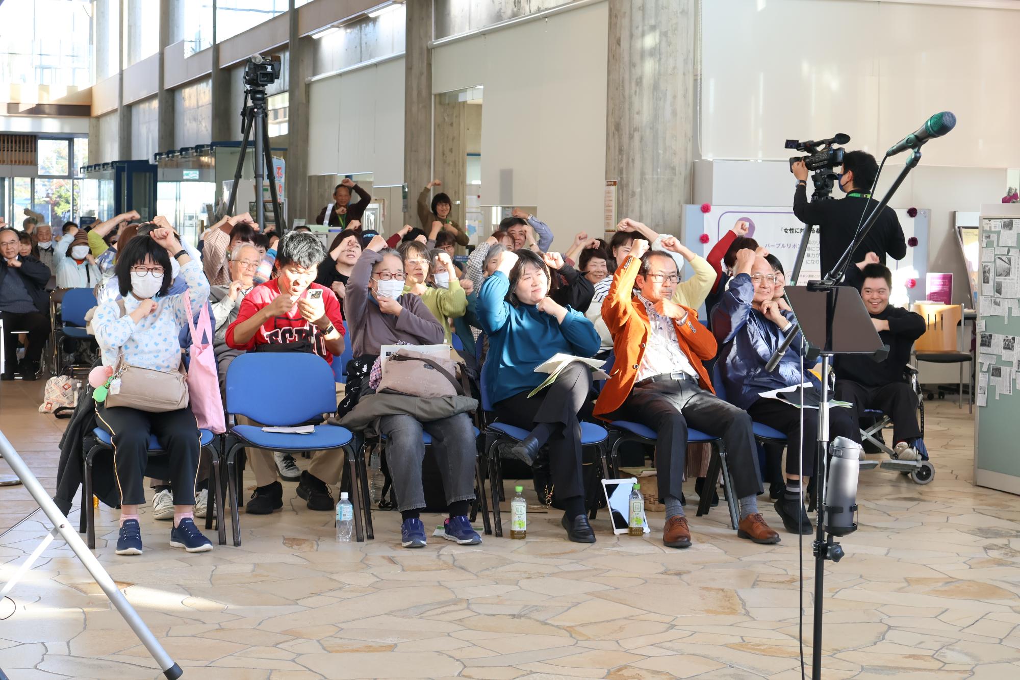 丹波篠山市民の日イベント観客の様子