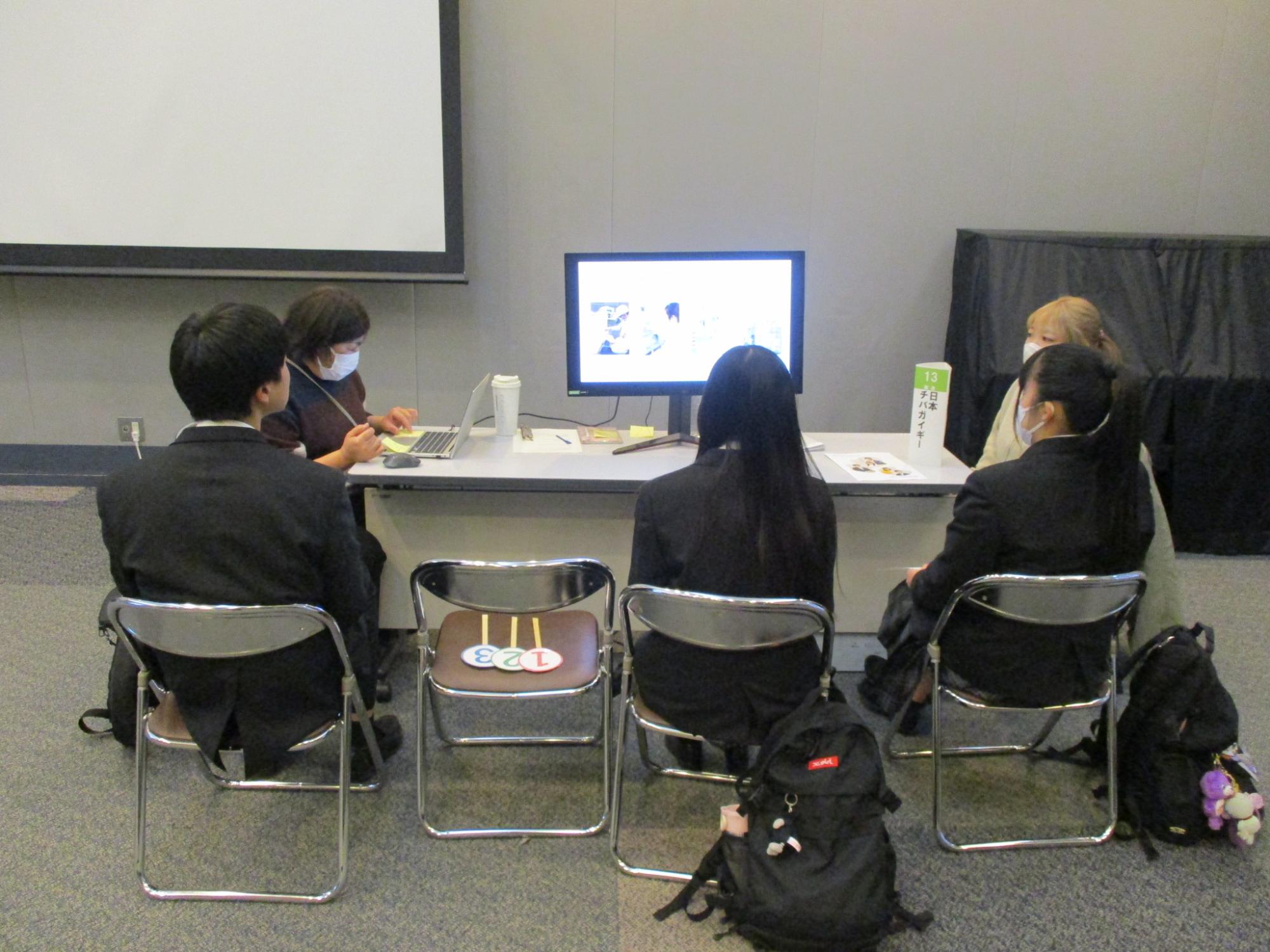 しごと探求フェアの様子