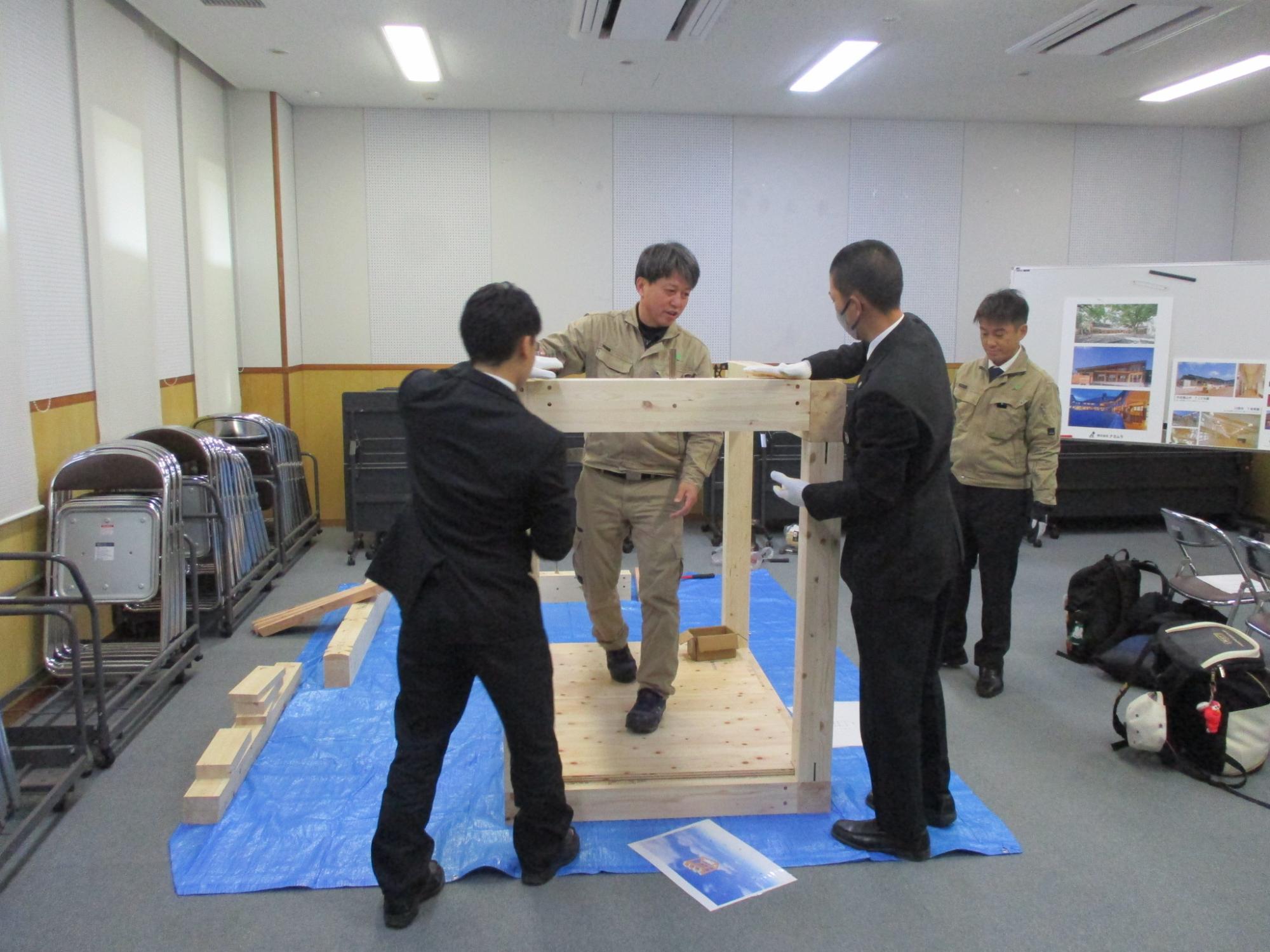 しごと探求フェアの様子