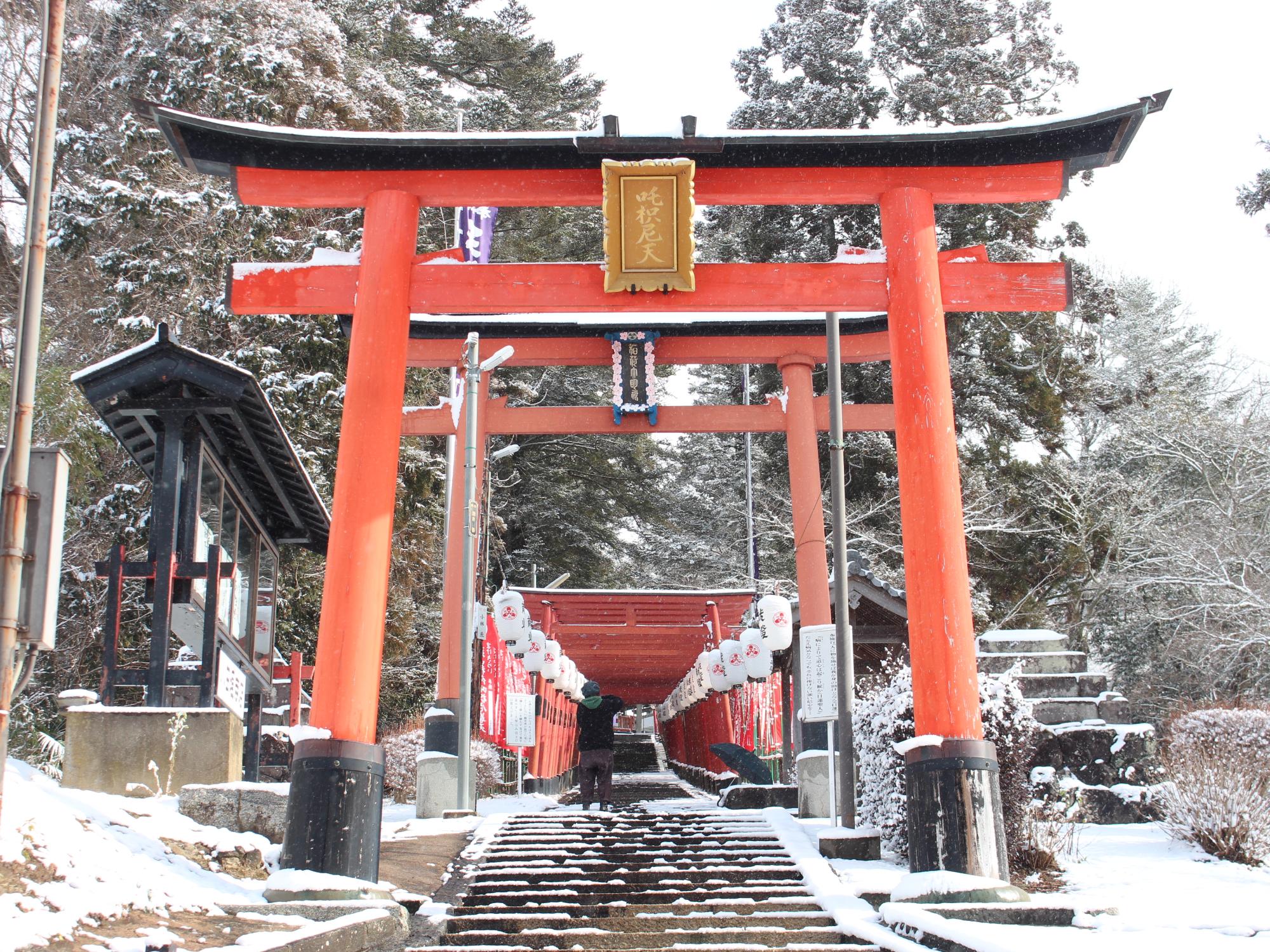 丹波篠山の雪景色