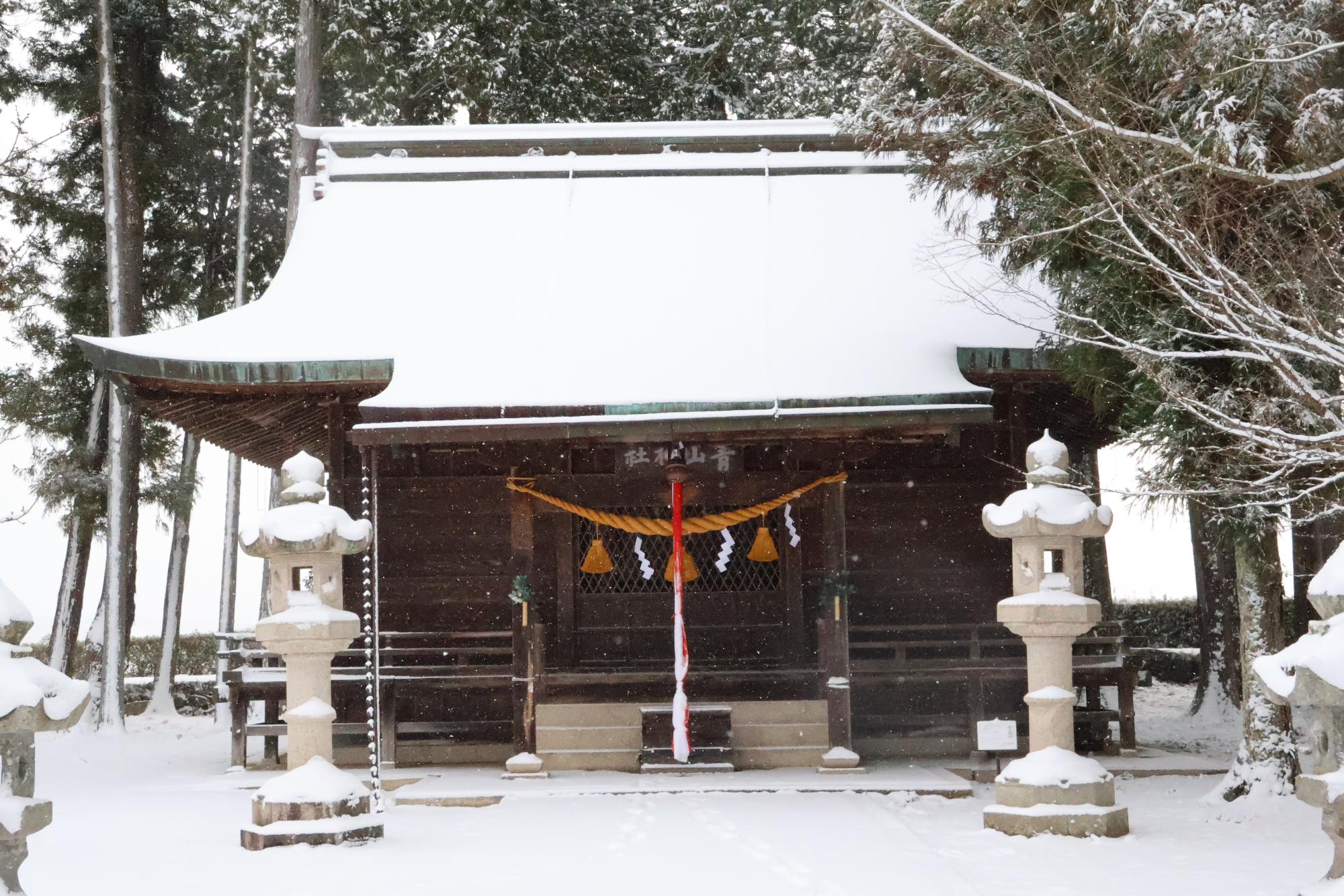 丹波篠山の雪景色