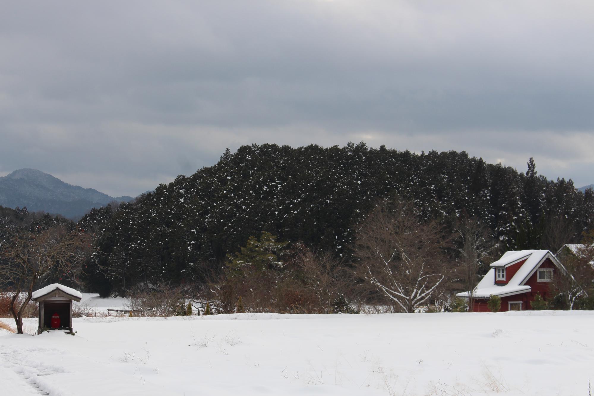 丹波篠山の雪景色