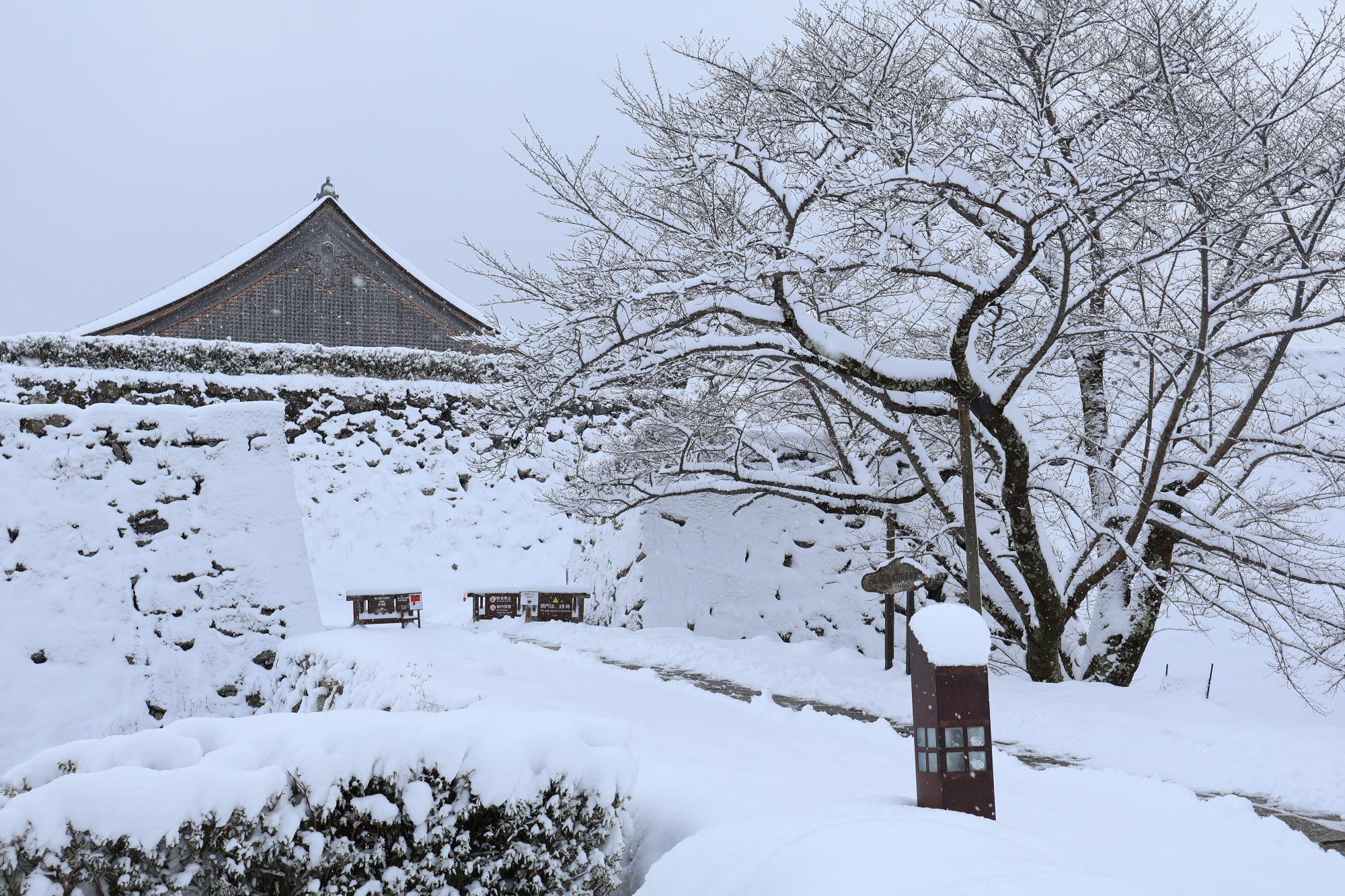 丹波篠山の雪景色