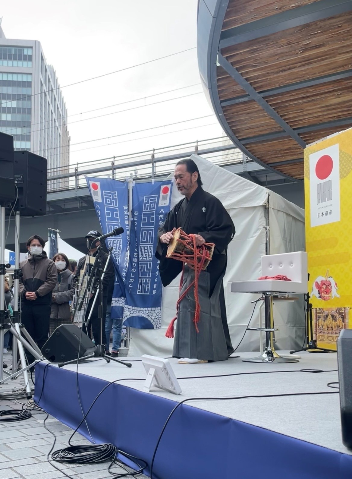 日本遺産マルシェの様子