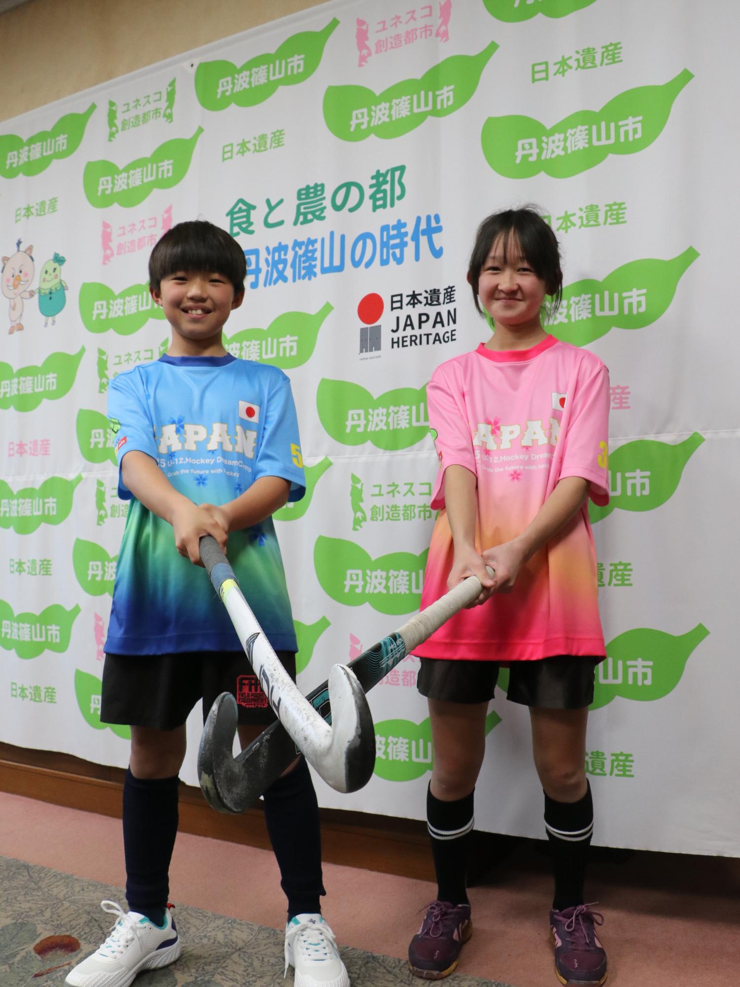 山本選手と福本選手
