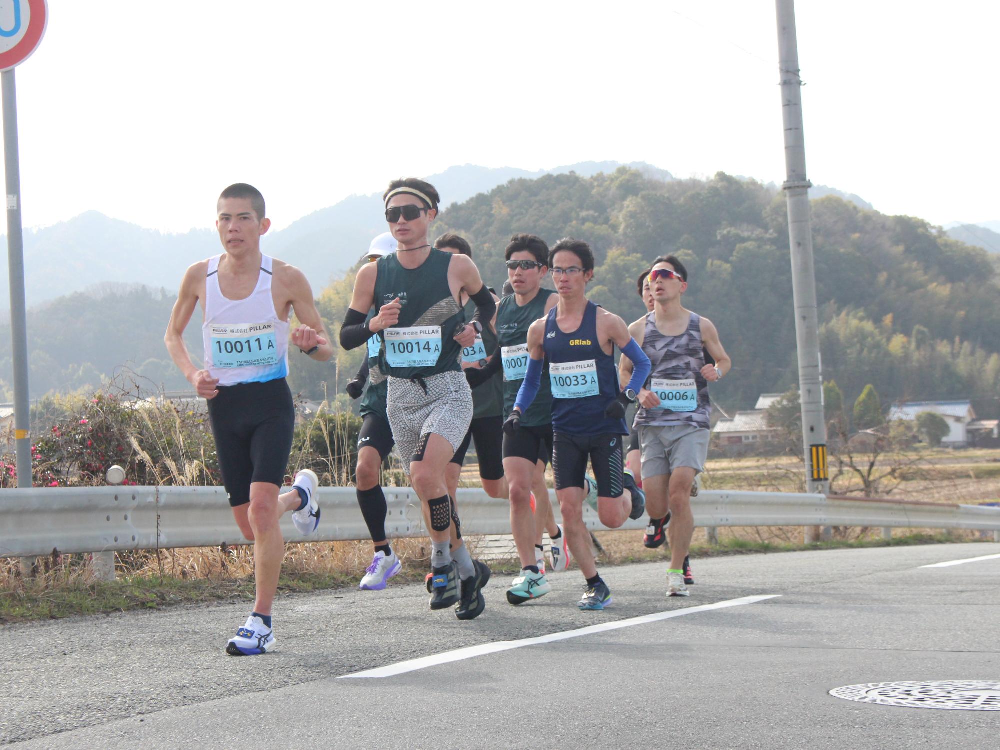 丹波篠山ABCマラソンの様子