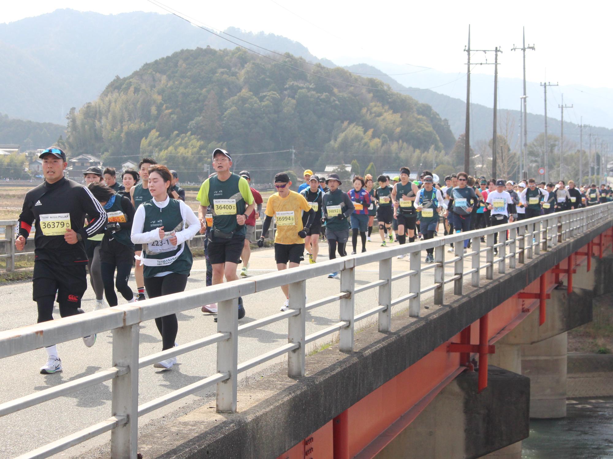 丹波篠山ABCマラソンの様子