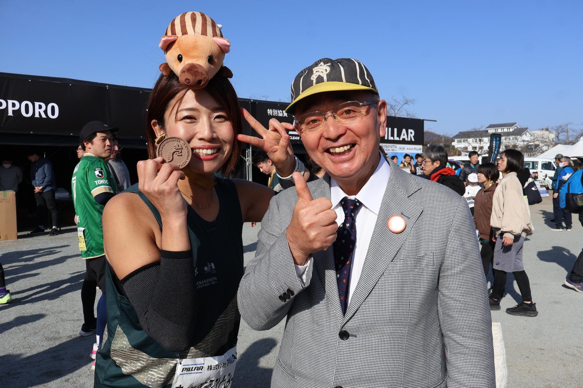 丹波篠山ABCマラソンの様子