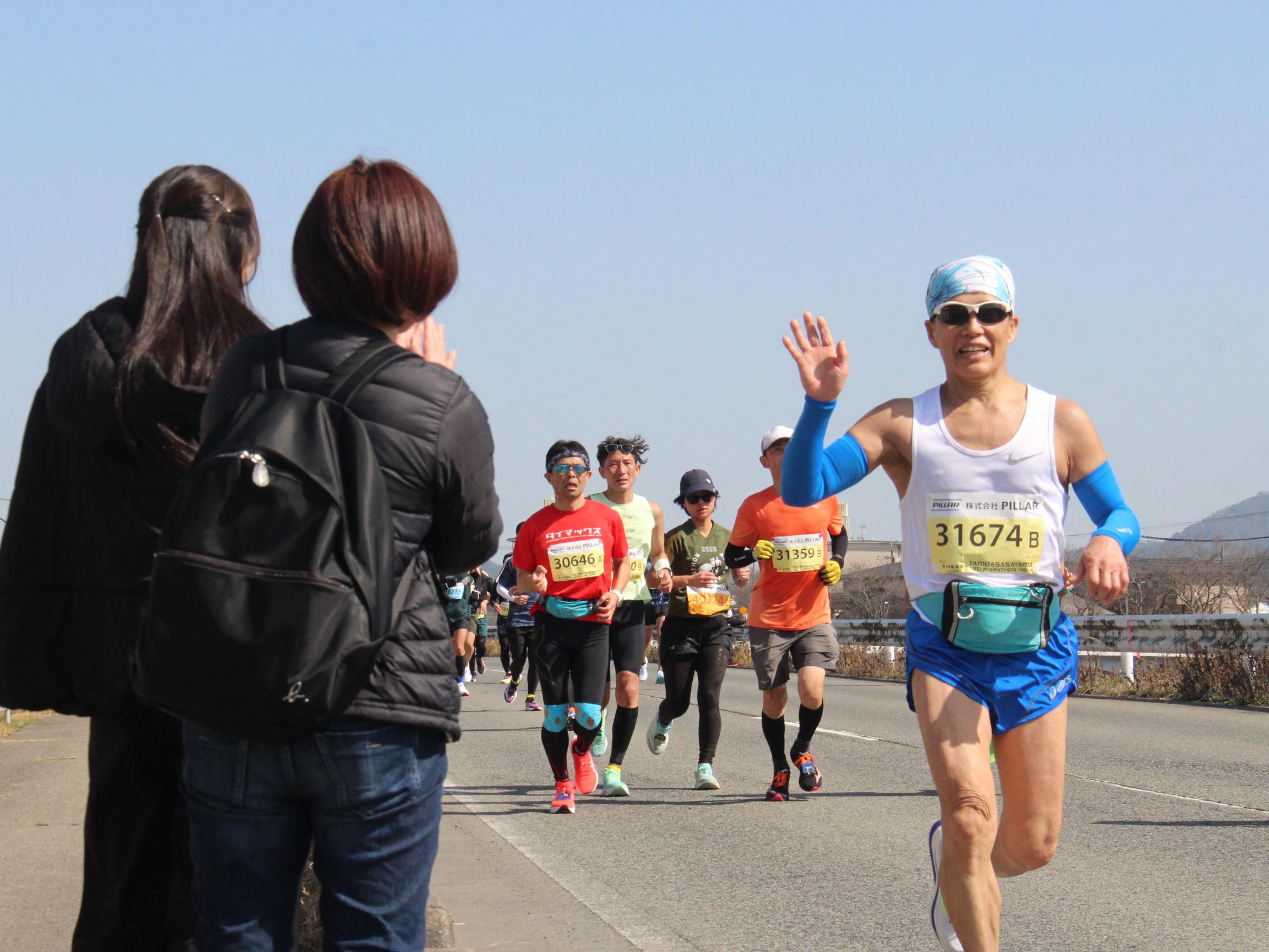 丹波篠山ABCマラソンの様子
