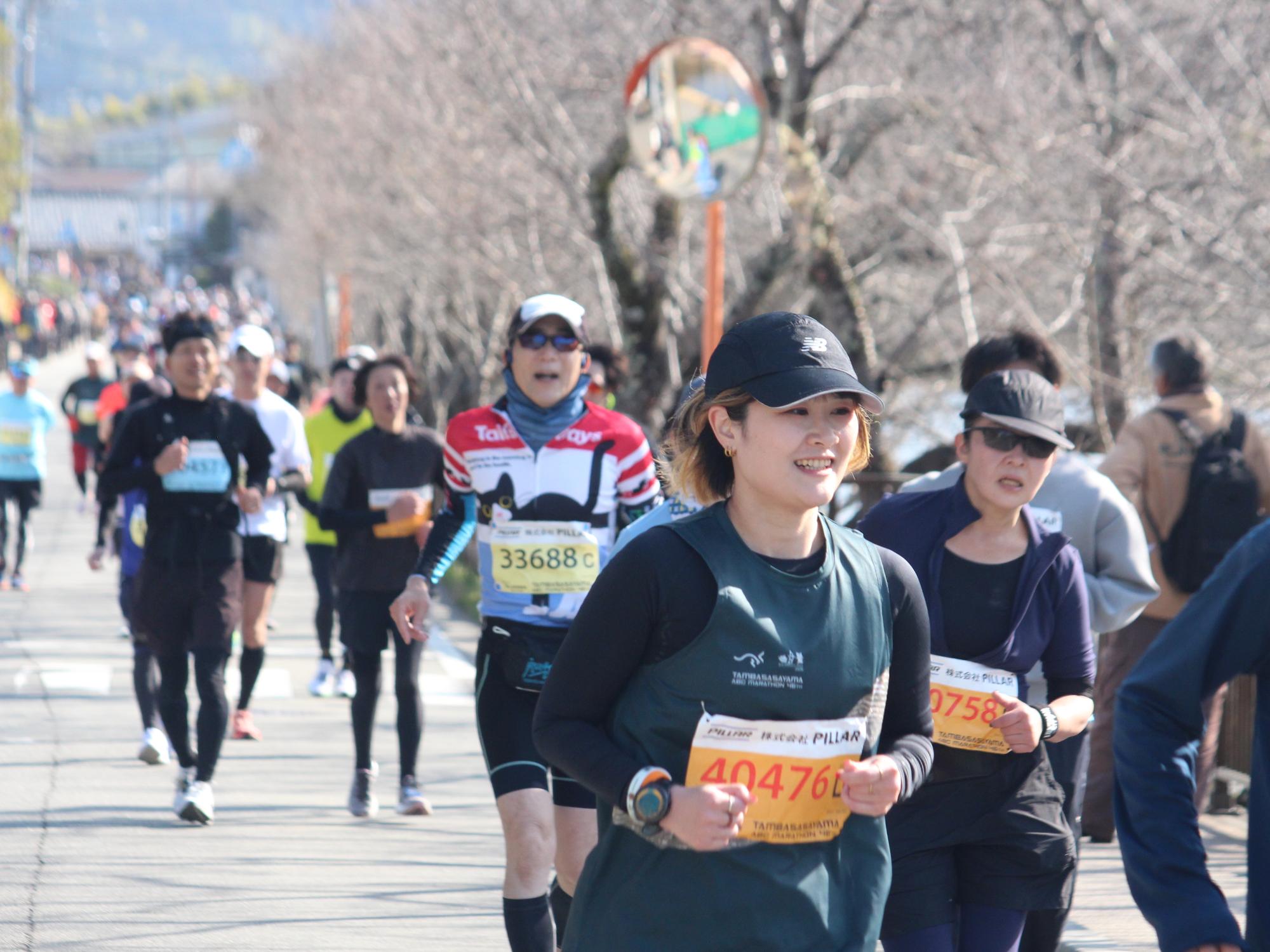 丹波篠山ABCマラソンの様子
