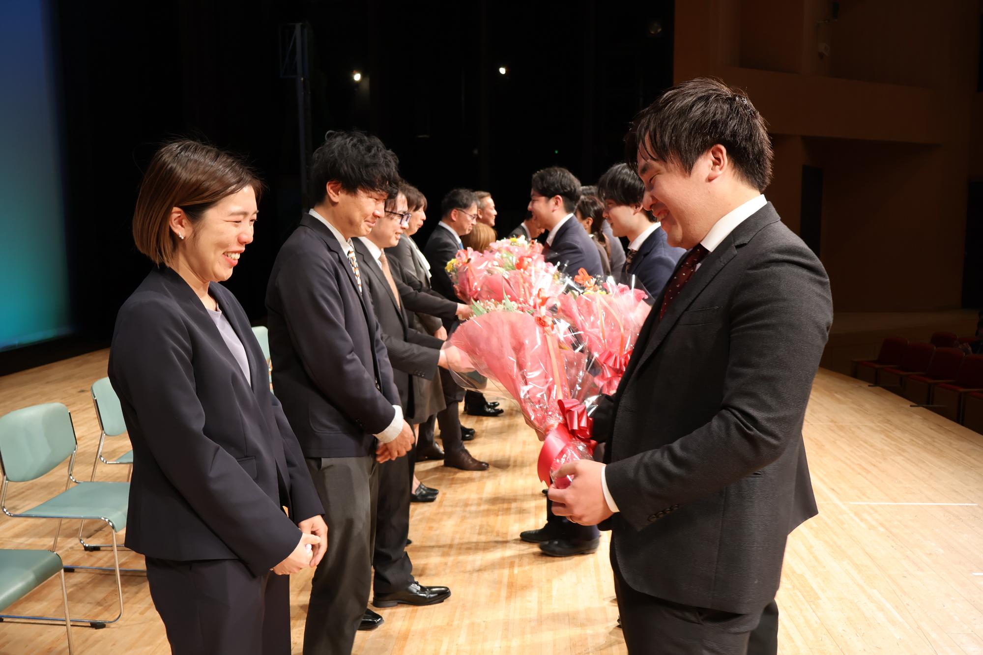 退職者お別れ会の様子