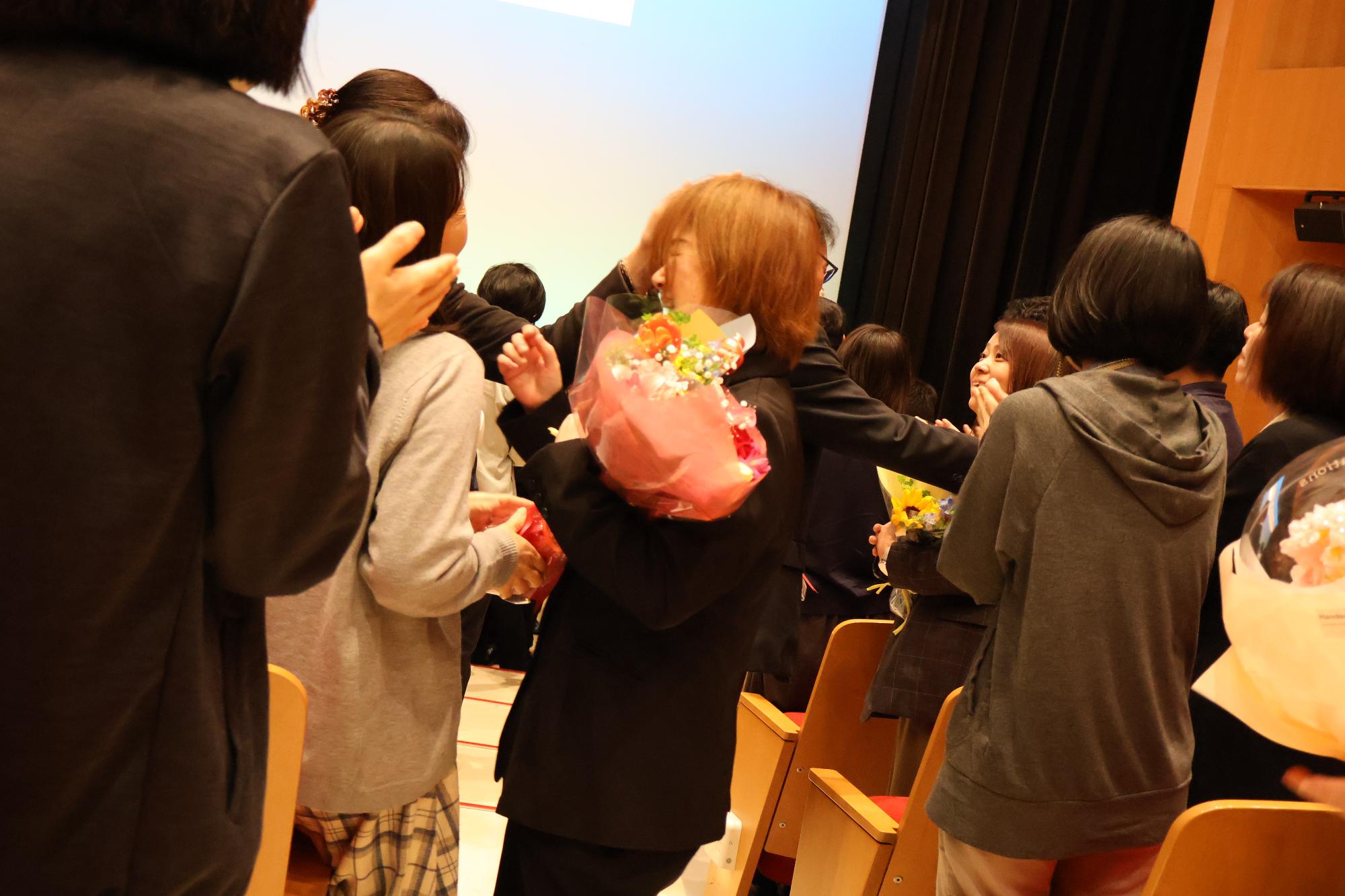 退職者お別れ会の様子