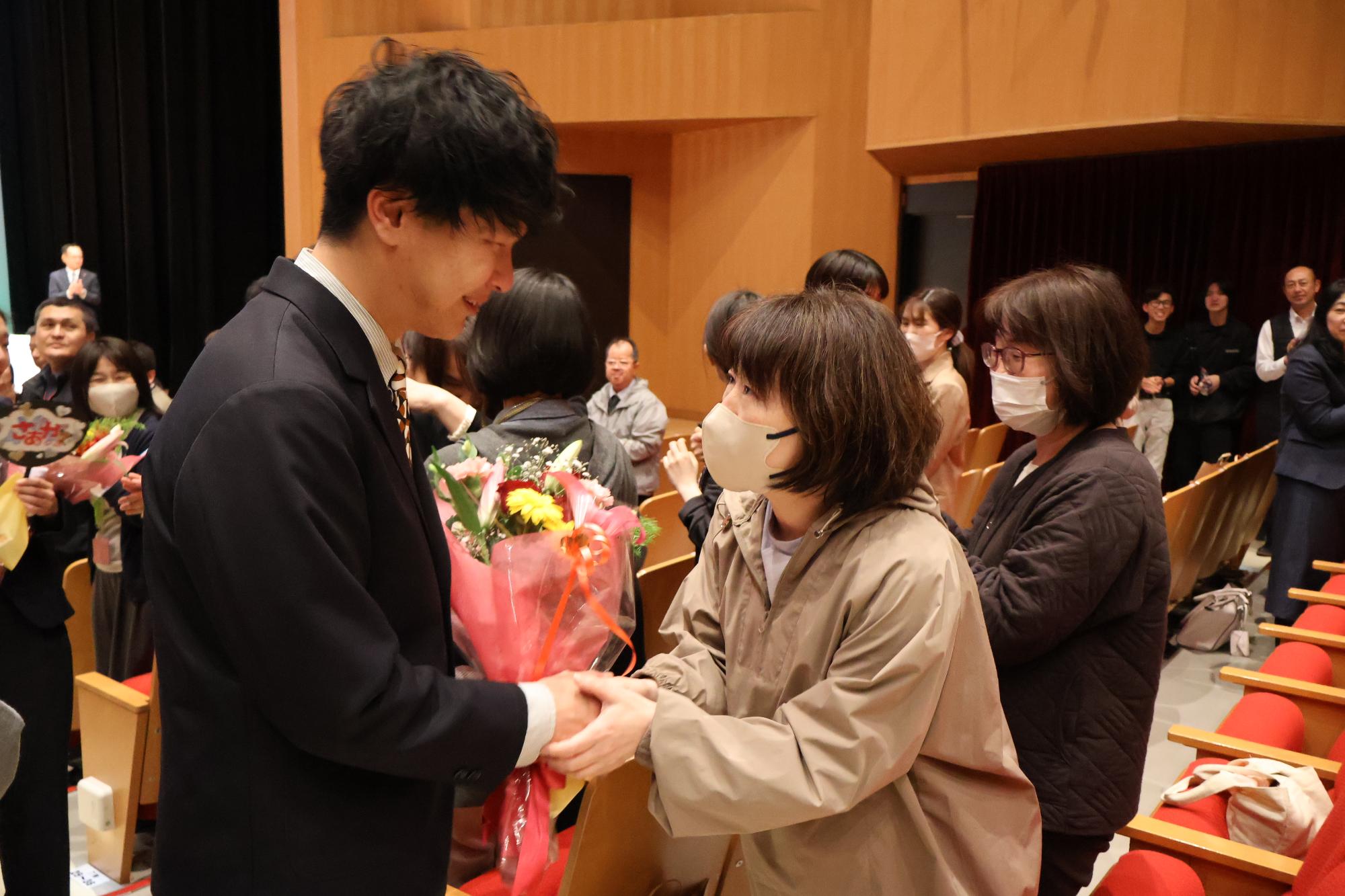 退職者お別れ会の様子