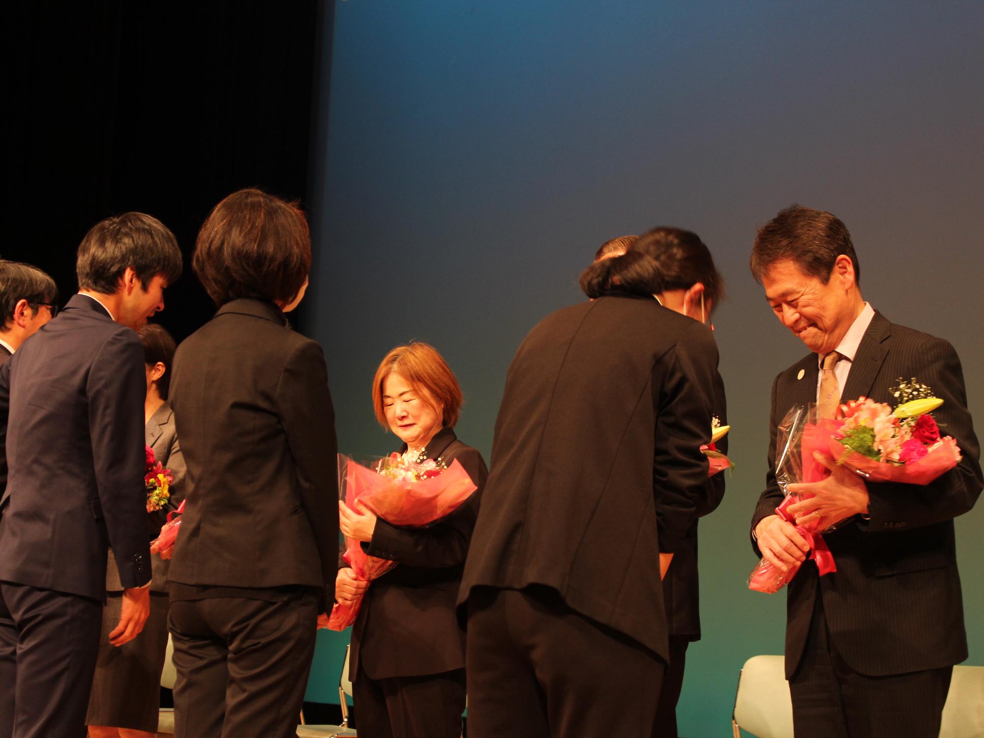 退職者お別れ会の様子