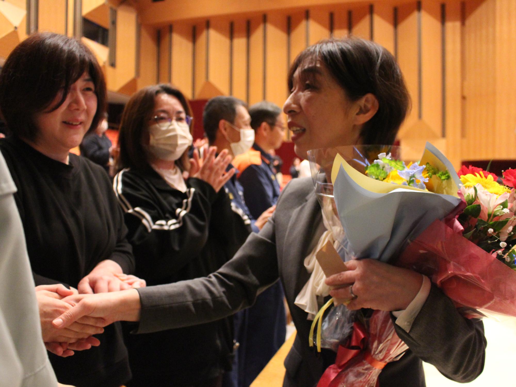 退職者お別れ会の様子