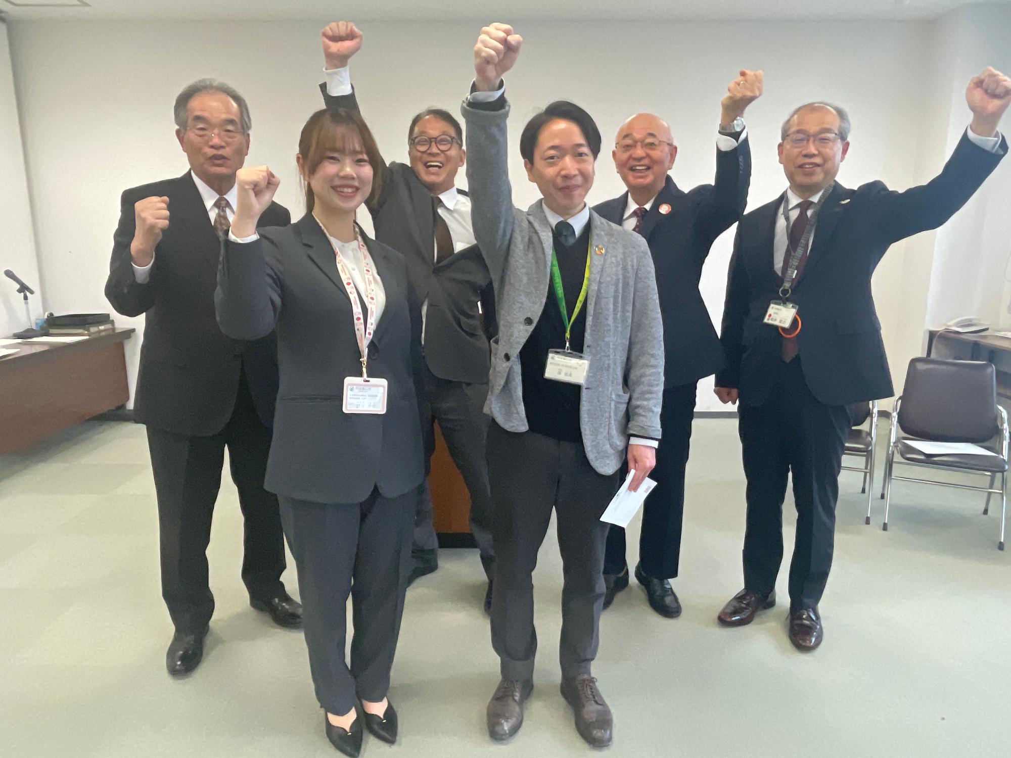 辞令交付式の様子