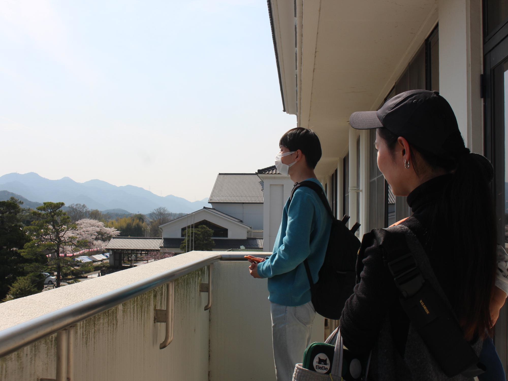 お花見市長室の様子