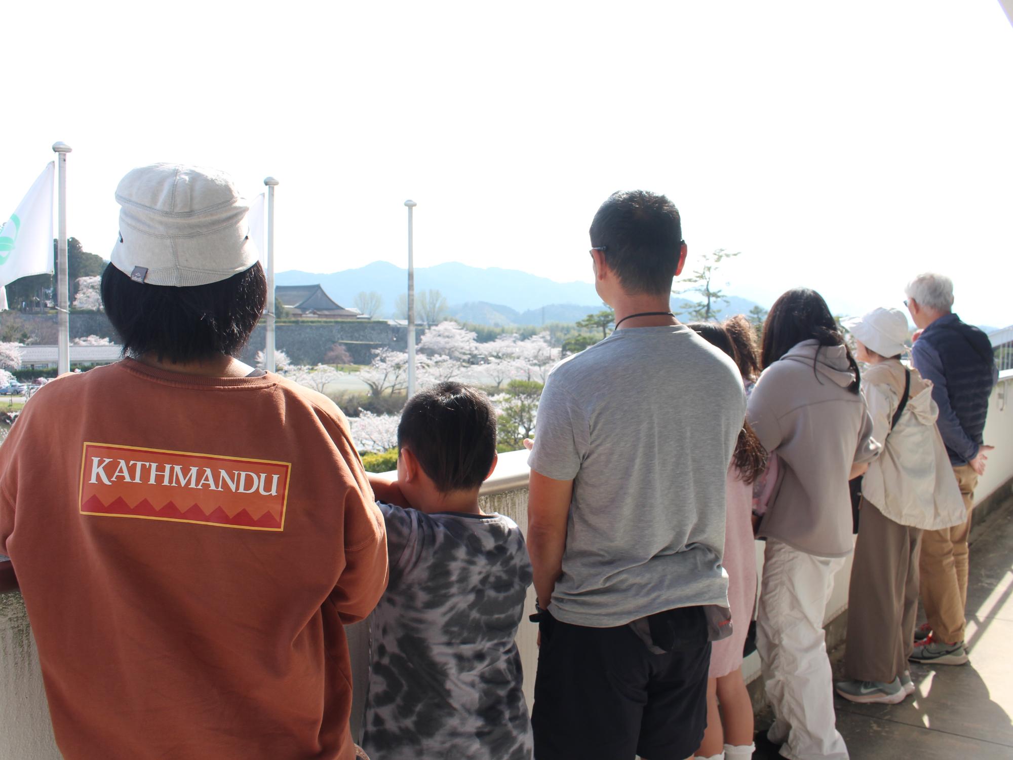 お花見市長室の様子