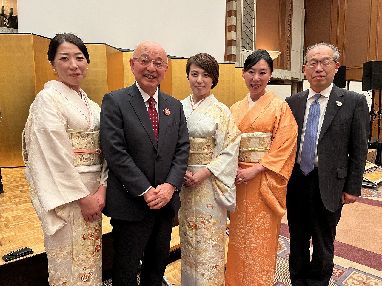 祝賀会の様子