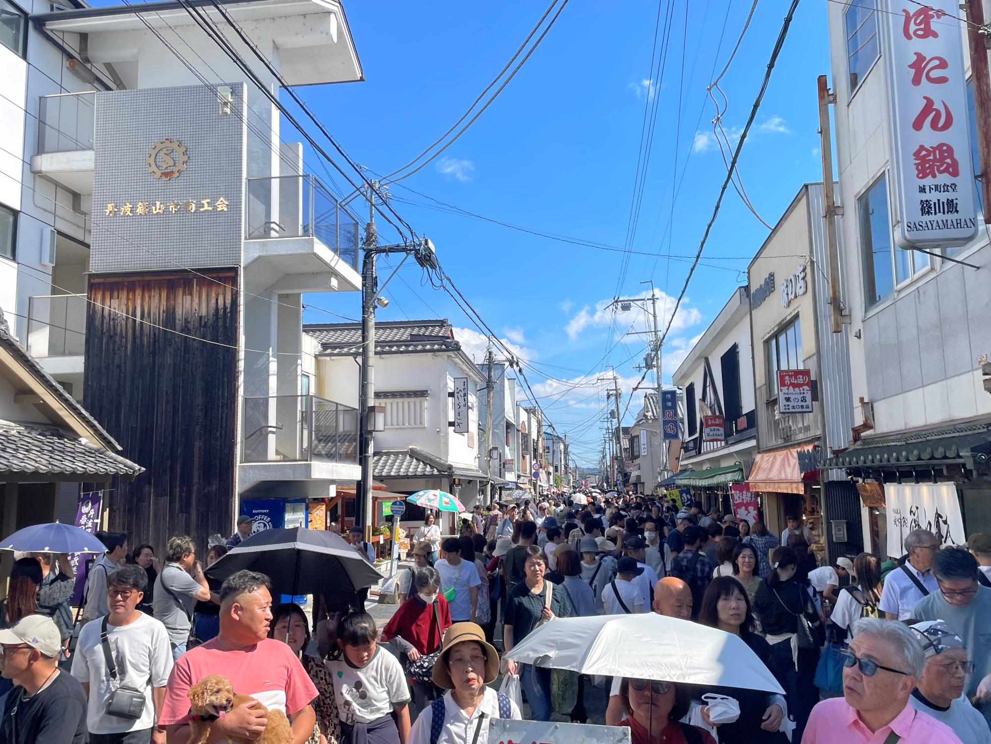 二階町の賑わい