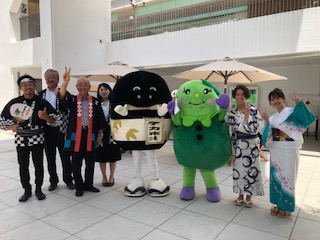 まめりんやデカボーと一緒に