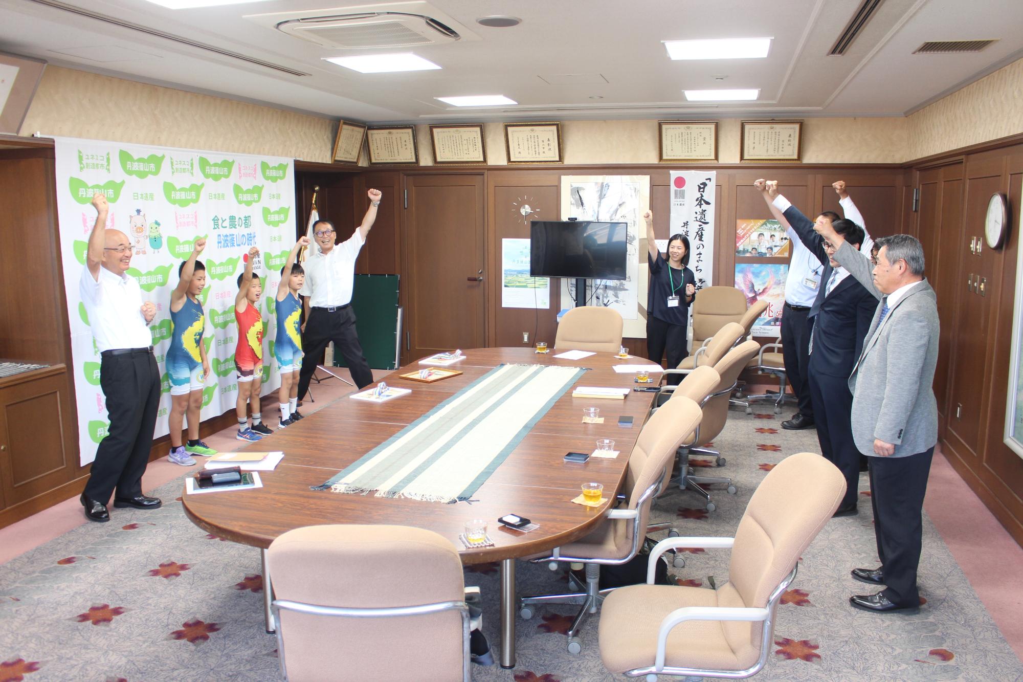 皆さんで教育長エール