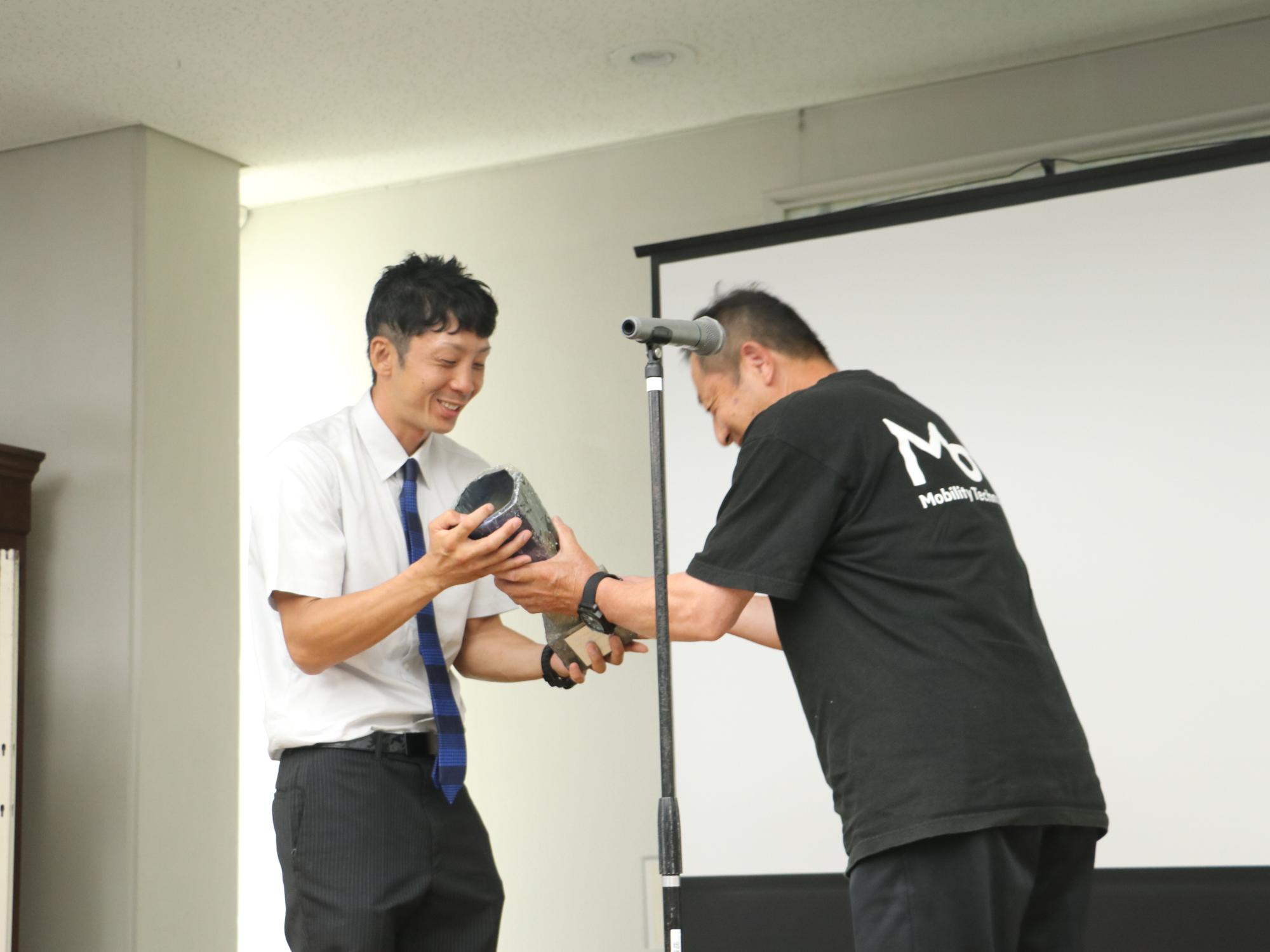 角谷選手と槇原さん