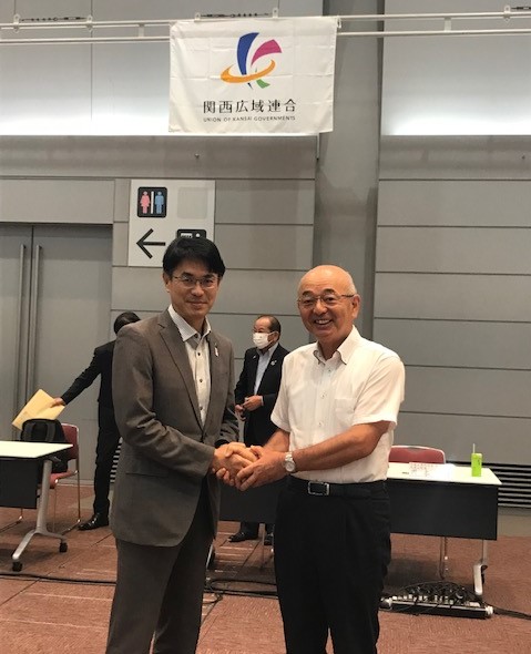奈良県の山下知事と市長