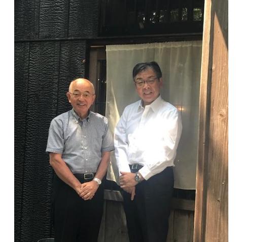 市長と亀山市長 櫻井さん