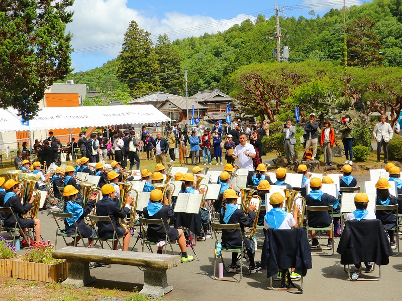 多紀小学校 金管バンドの演奏
