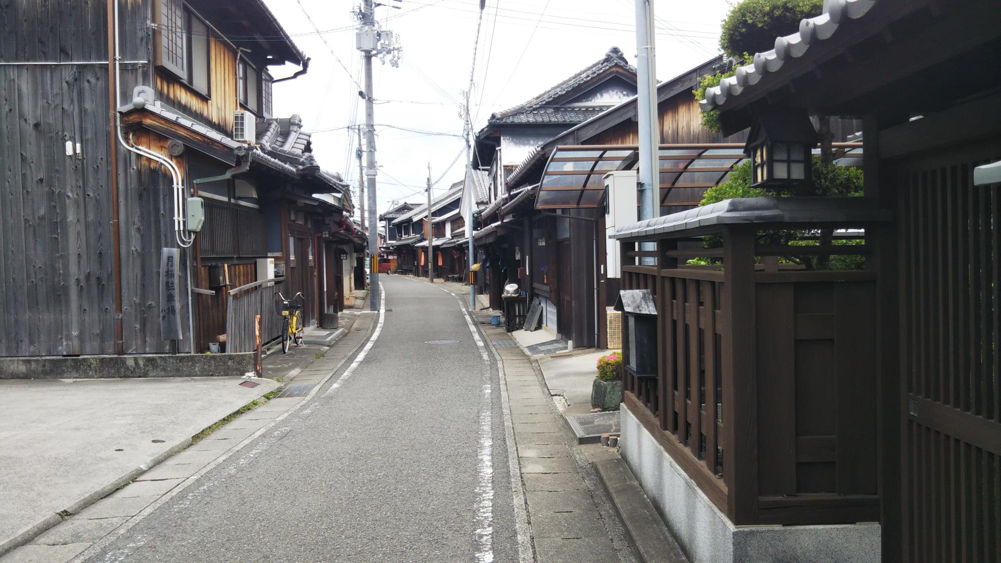 湯浅の重伝建地区のまちなみの様子