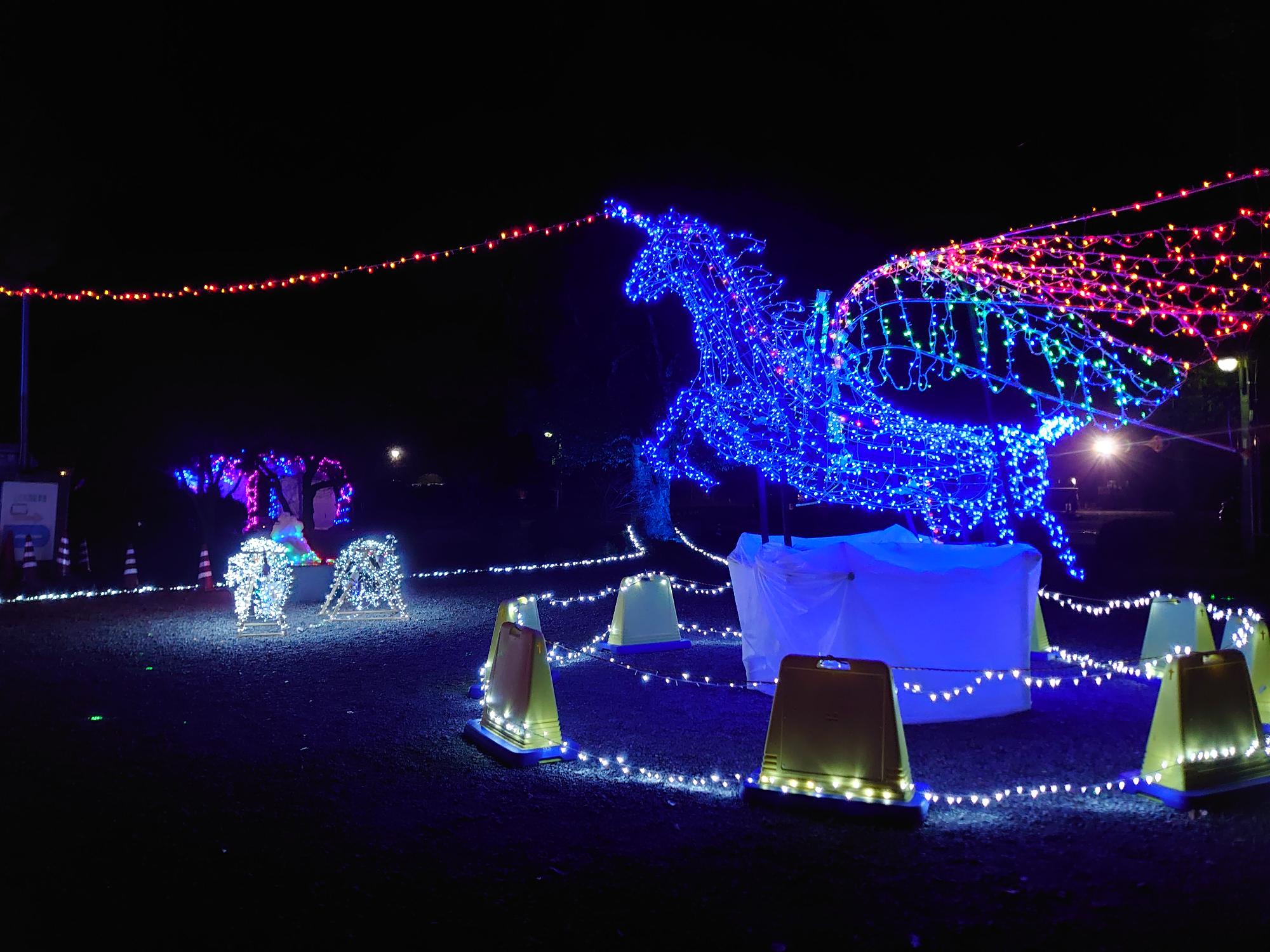 ペガサスのイルミネーション