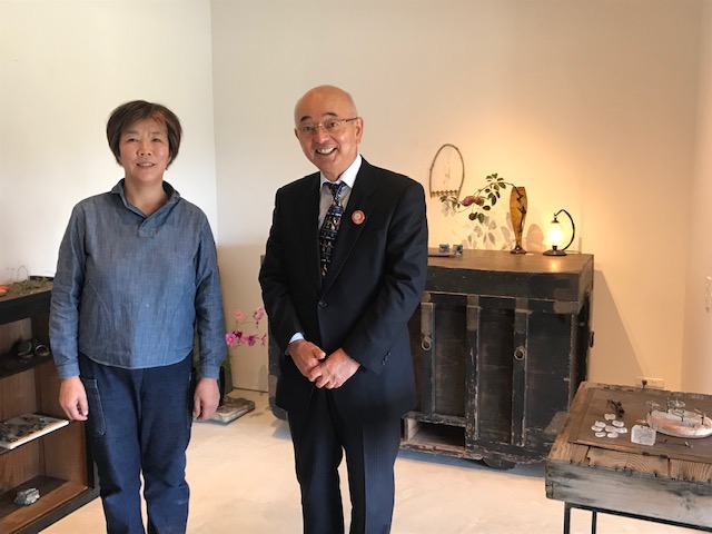 so arrowの方と市長の記念撮影