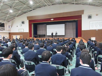 鳳鳴高校探求の発表会