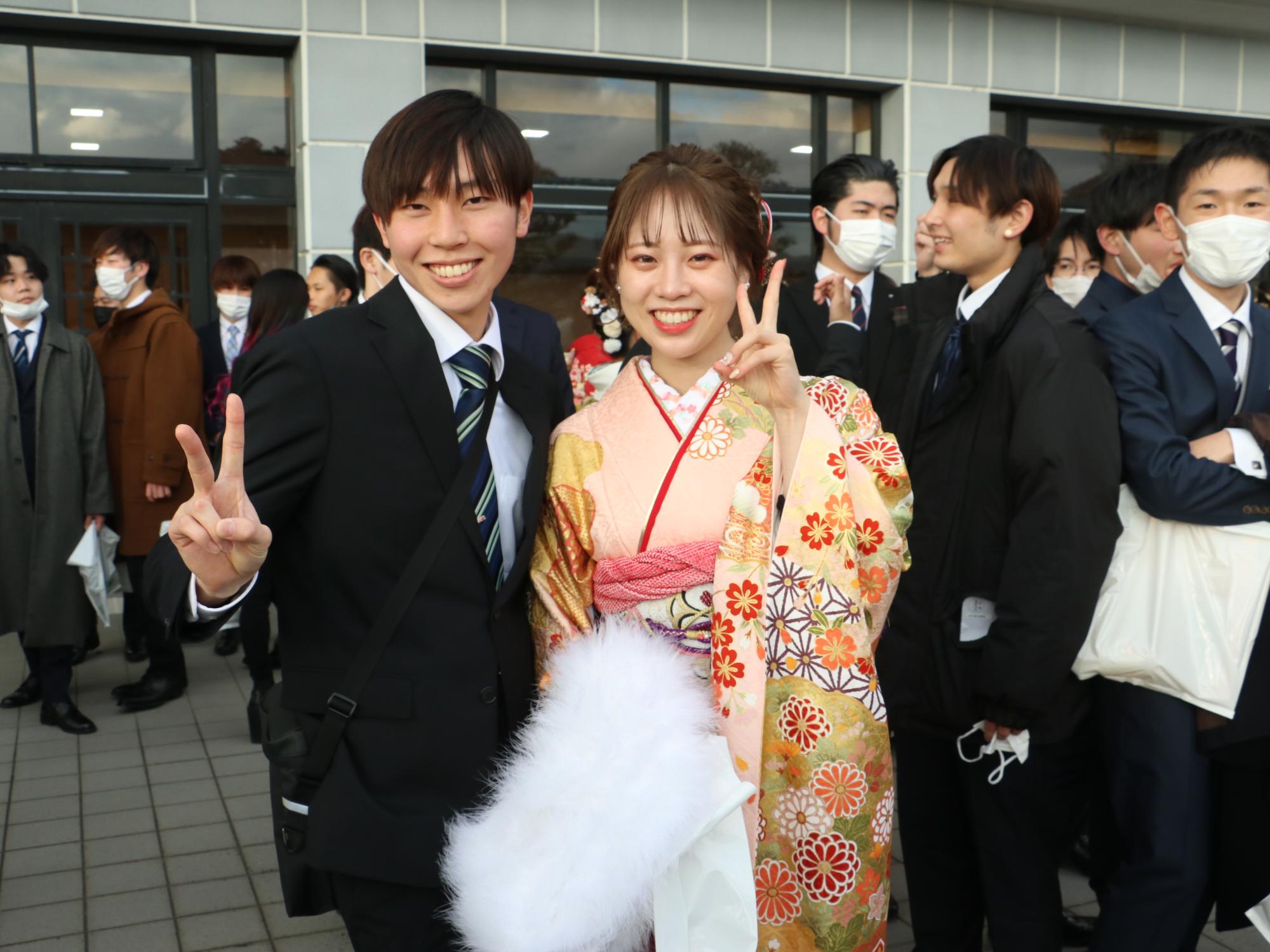 はたちのつどいの記念撮影