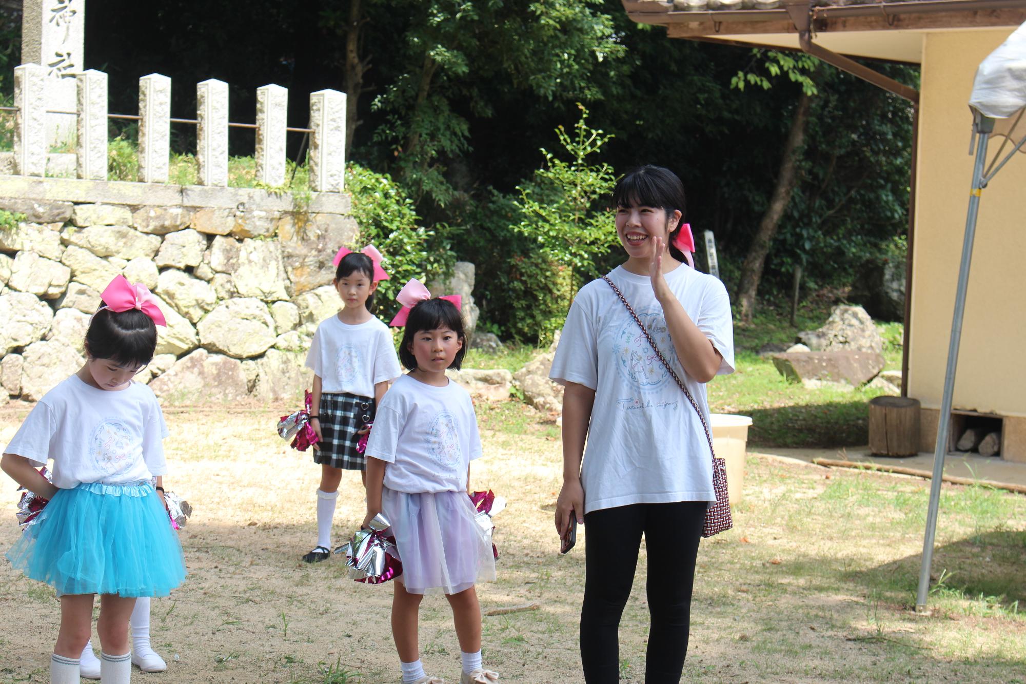 地域おこし協力隊濱口さんのチアダンスクラス