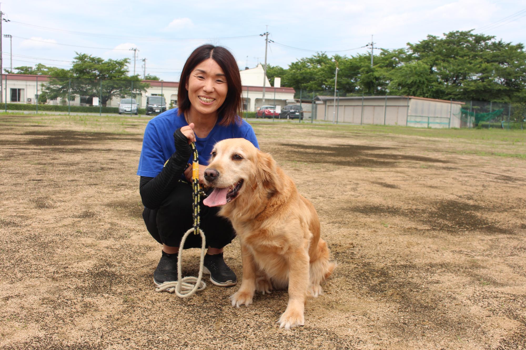 金崎さんとユズ